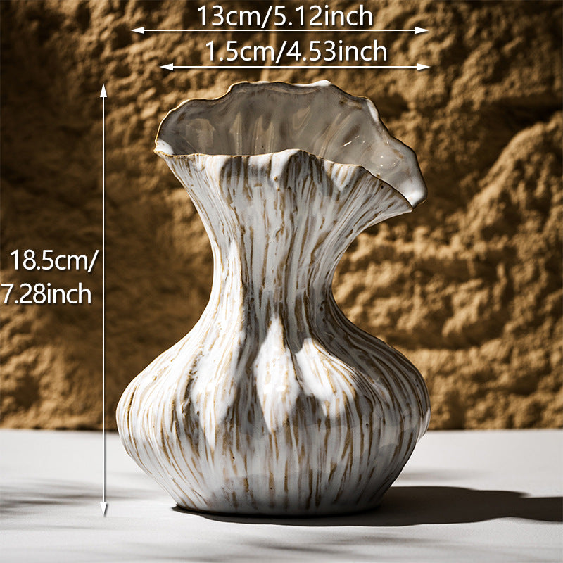 Rustic Ceramic Decorative Flower Vase